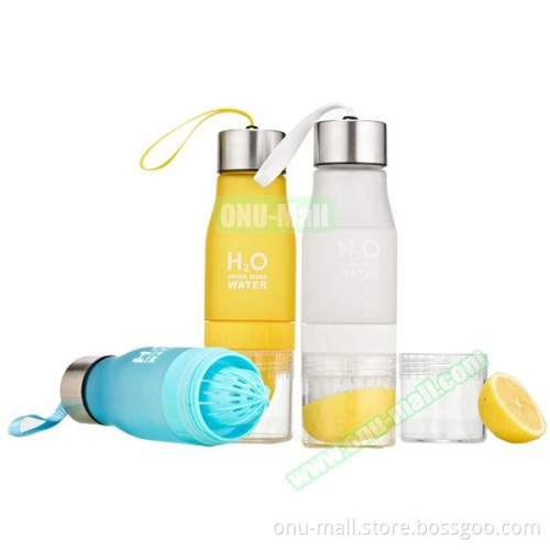 BPA Free Fresh Lemon Water Fruit Infuser Bottle